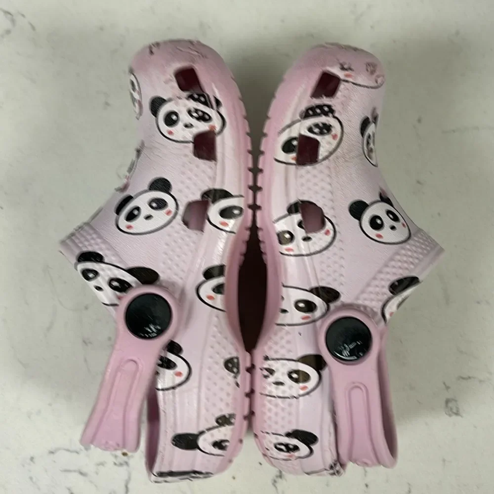 Crocs Childrens/Kids Classic Panda Clogs (Blush Pink) Size 8 Toddler